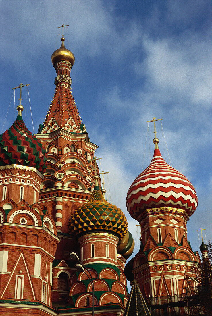 Basilius Kathedrale, Kathedrale des Basilius des Glückseligen, Roter Platz, Moskau, Russland