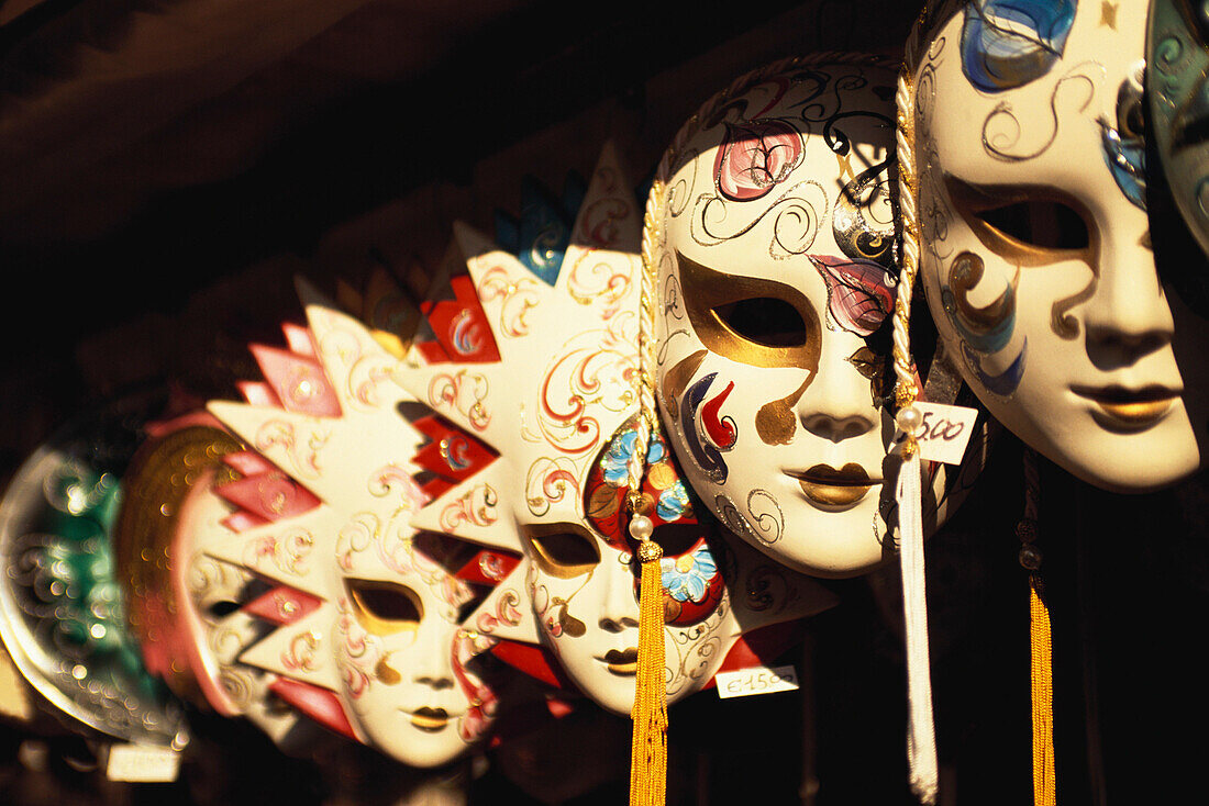 Karnevalsmasken, Venedig, Italien