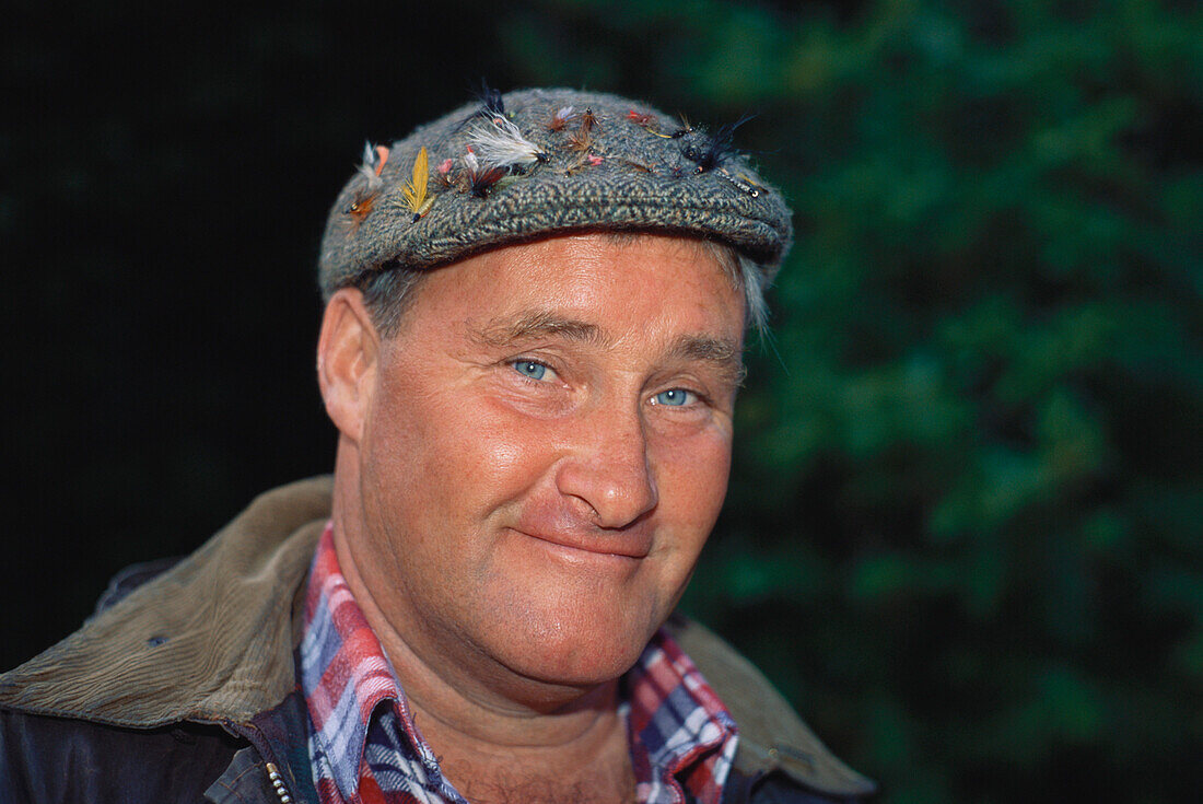 A local man, fly fishing, Scotland