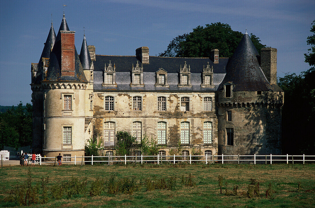 An old mansion, La Chapelle Caro, Brittany, France