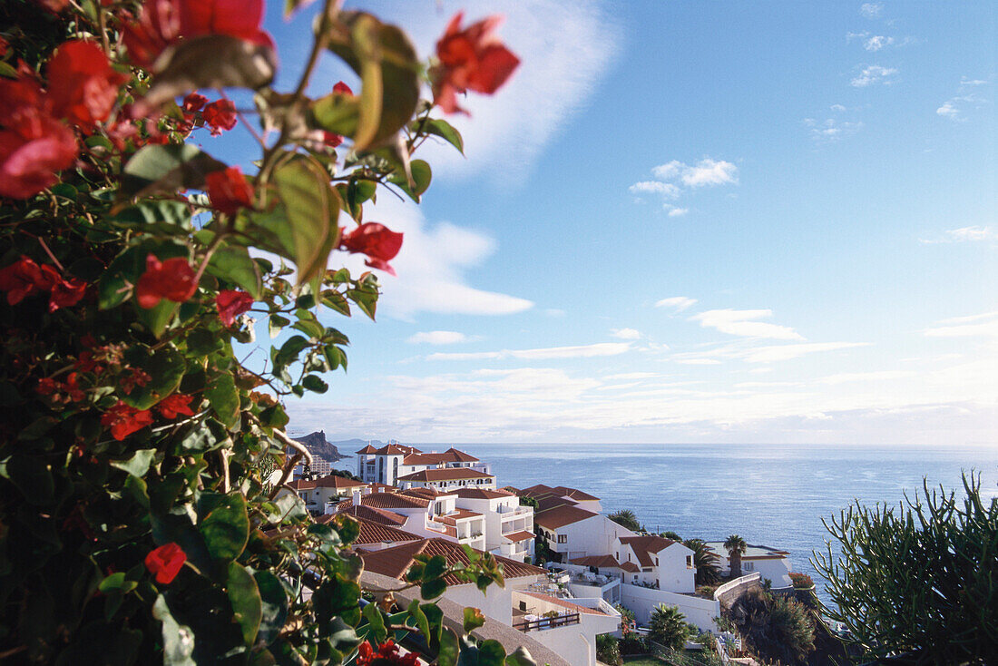 Blick über Canico Baixo, Madeira, Portugal