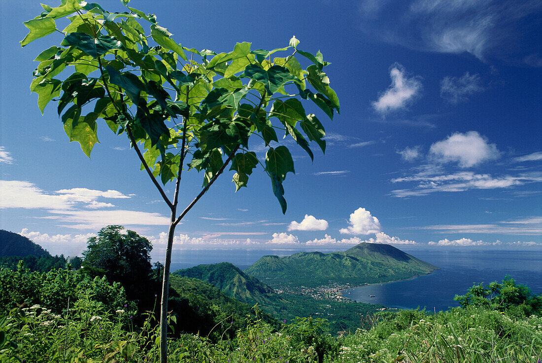 View of Ende bay, Flores, Lesser Sunda Islands, Indonesia
