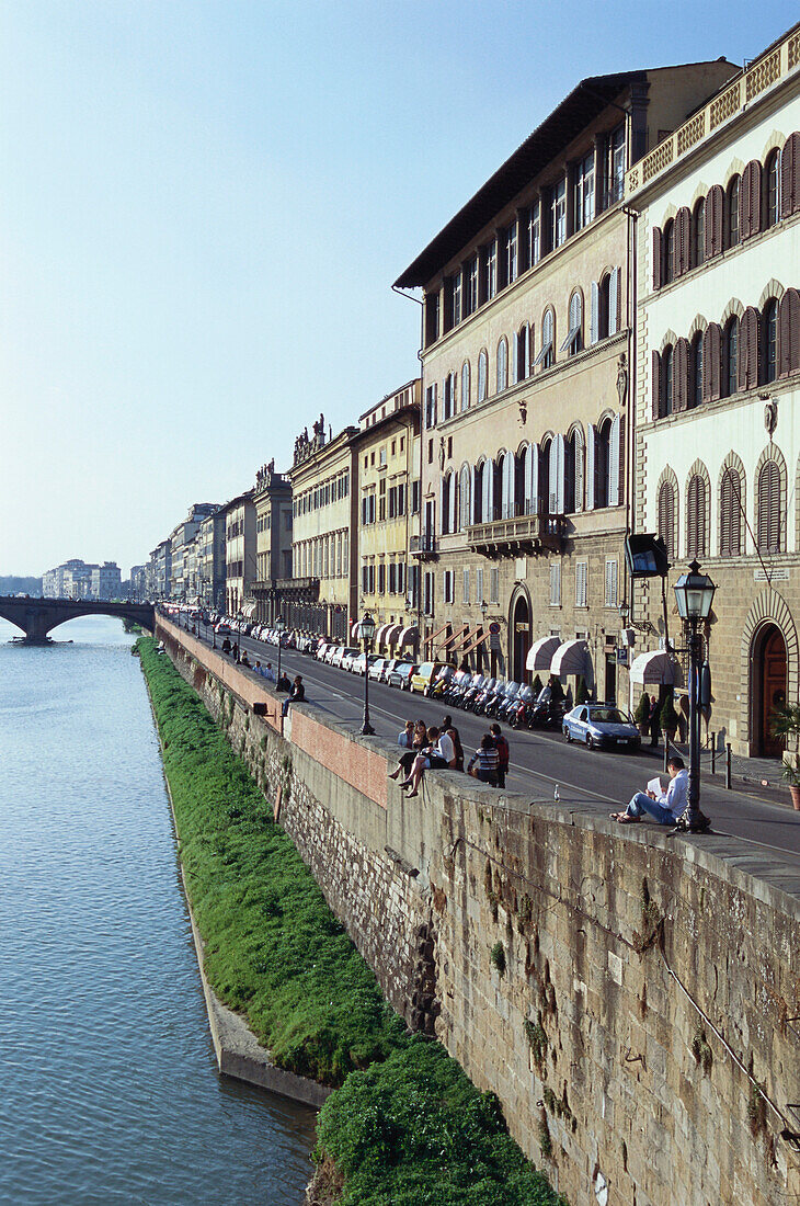 View from Pinte Santa Trinità, Via Lugano Corsini, Florence, Italy