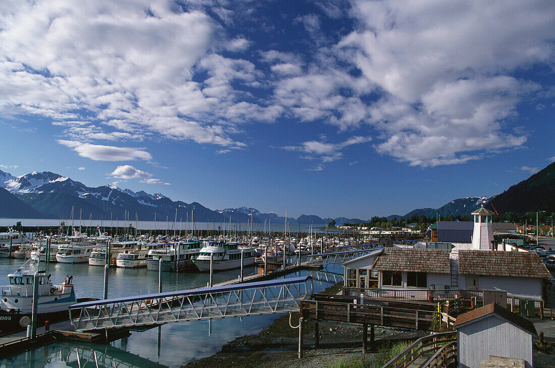 Seward, Hafen, resurrection Bay, Alaska, USA