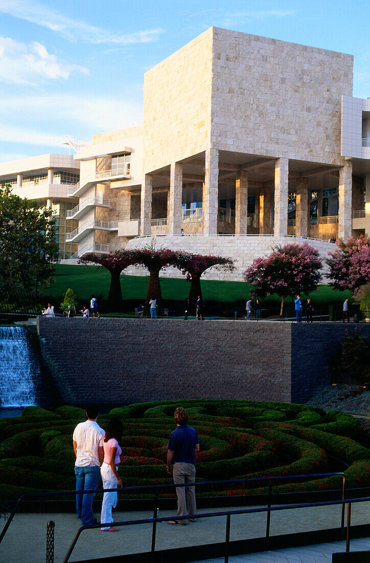 Central Garden des Getty Center, L.A., Kalifornien, USA