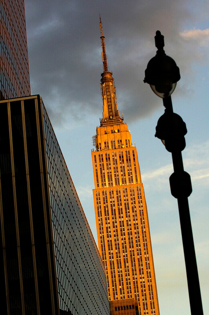 View of the Empire State Building, Manhattan, New York City, New York, USA
