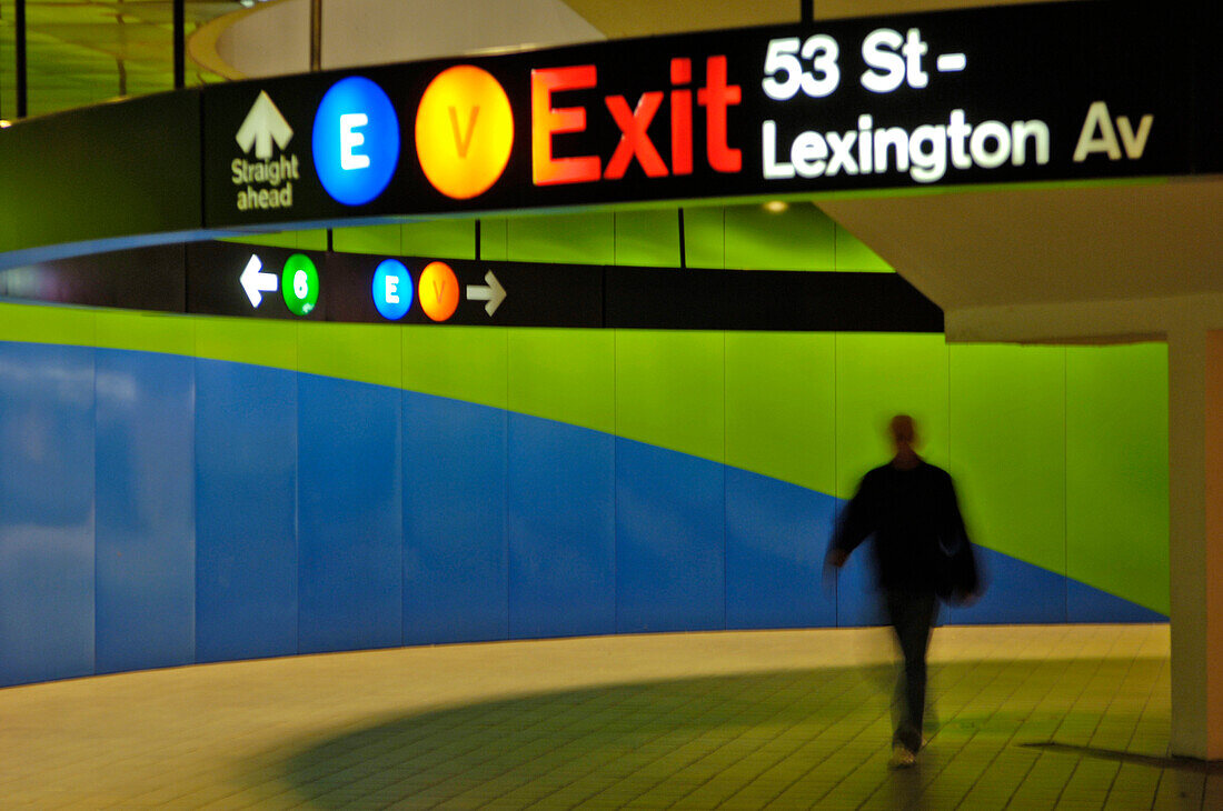Metro Station Lexington Avenue, New York City, New York, USA