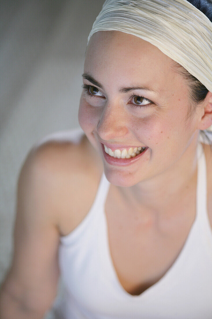 Smiling young woman