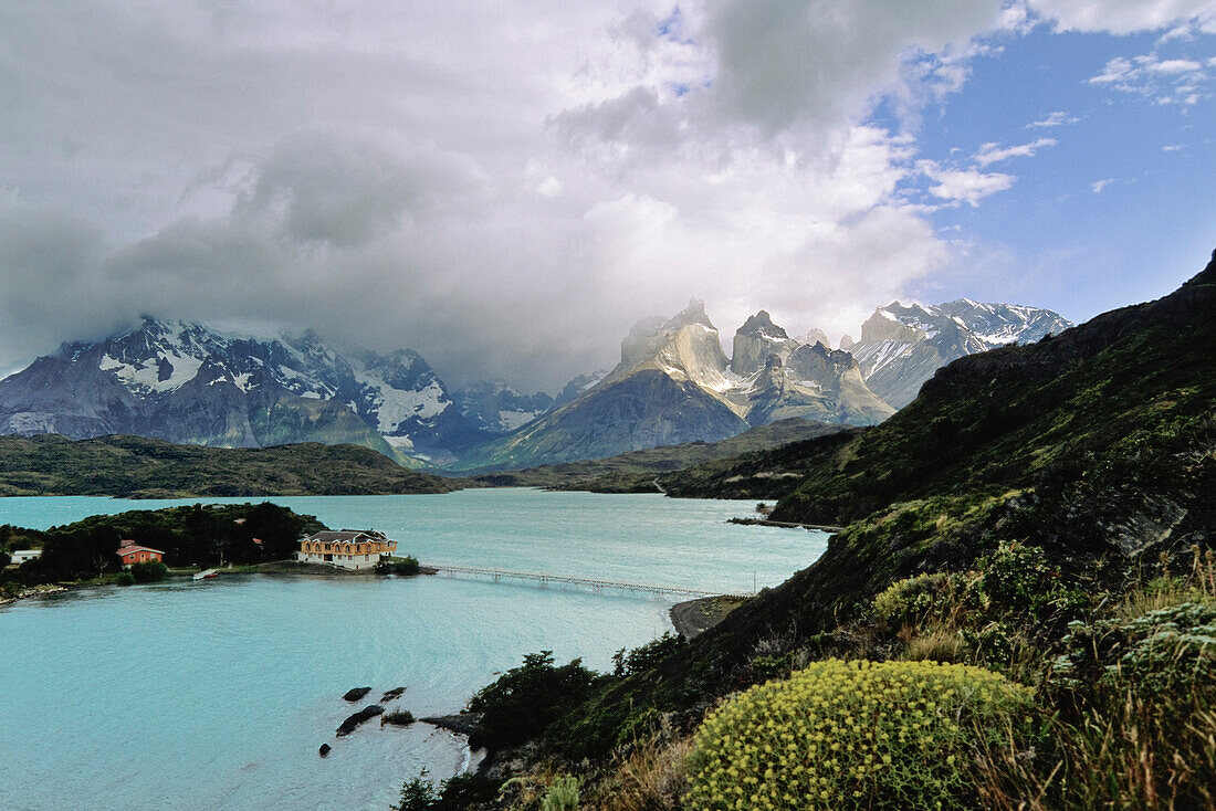 Lago Pehoe, Torres del Paine Nationalpark, Patagonien, Chile