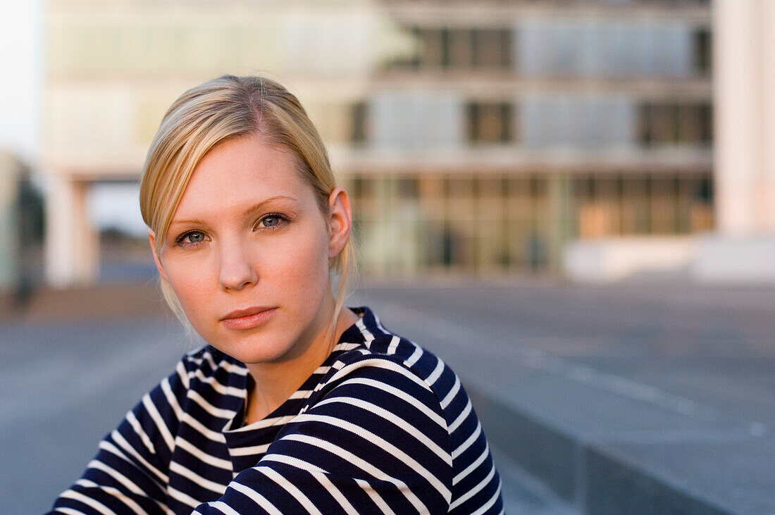 Portrait of a young woman, Luxembourg