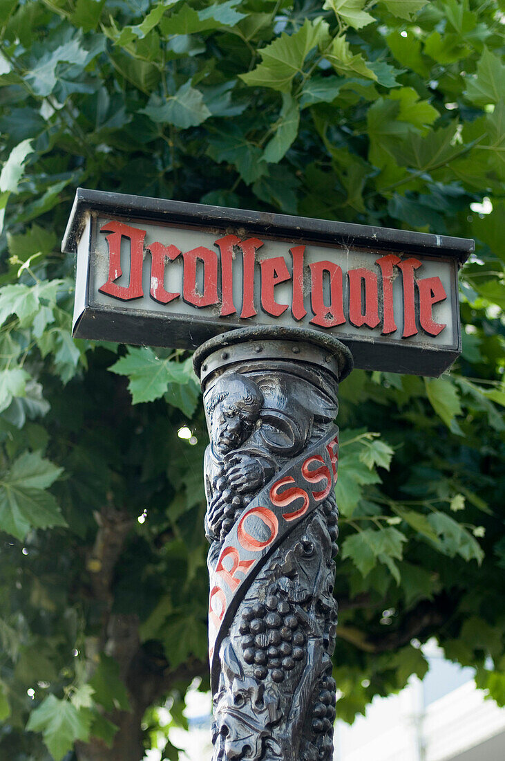 Drosselgasse, Rüdesheim am Rhein, Rheingau, Hessen, Deutschland