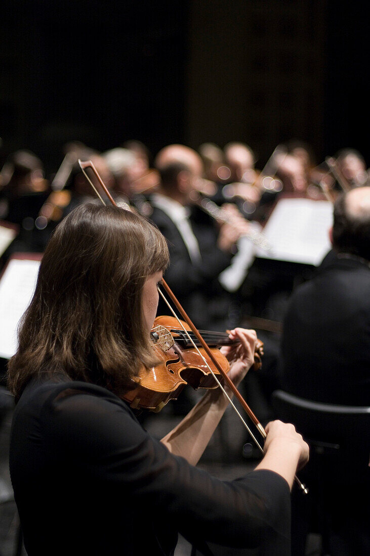 Orchestra, Prinzregententheater, Munich, Bavaria, Germany