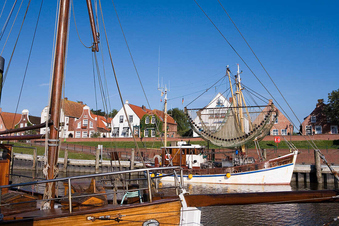 Fishing Cutter, Greetsiel, East Frisia, North Sea, Lower Saxony, Germany