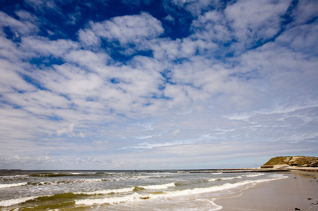 Meer und Wolken, Spiekeroog, Ostfriesische Inseln, Ostfriesland, Niedersachsen, Deutschland