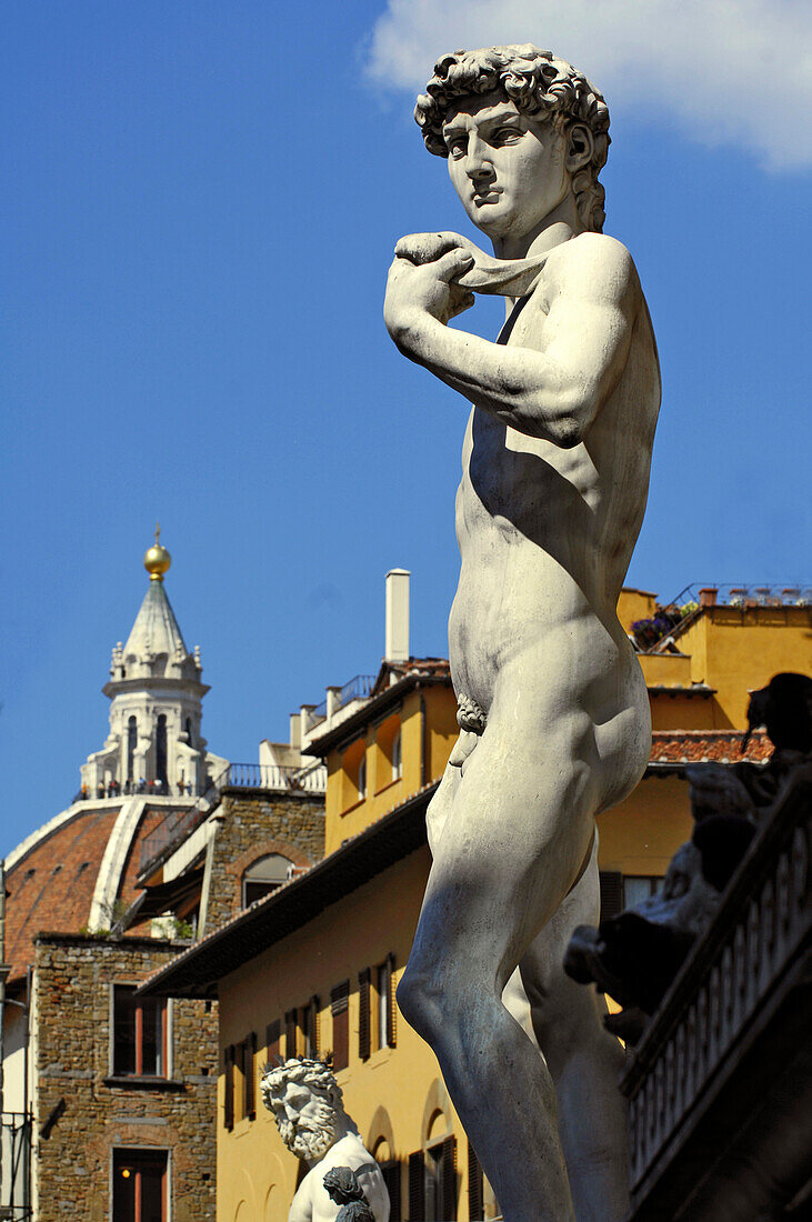 David, eine Skulptur von Michelangelo, Florenz, Toskana, Italien