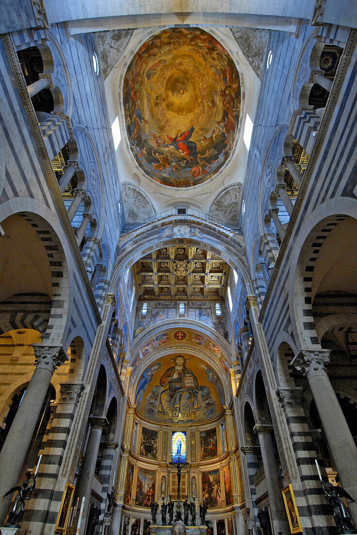 Inside Pisa Cathedral, Pisa, Tuscany, Italy