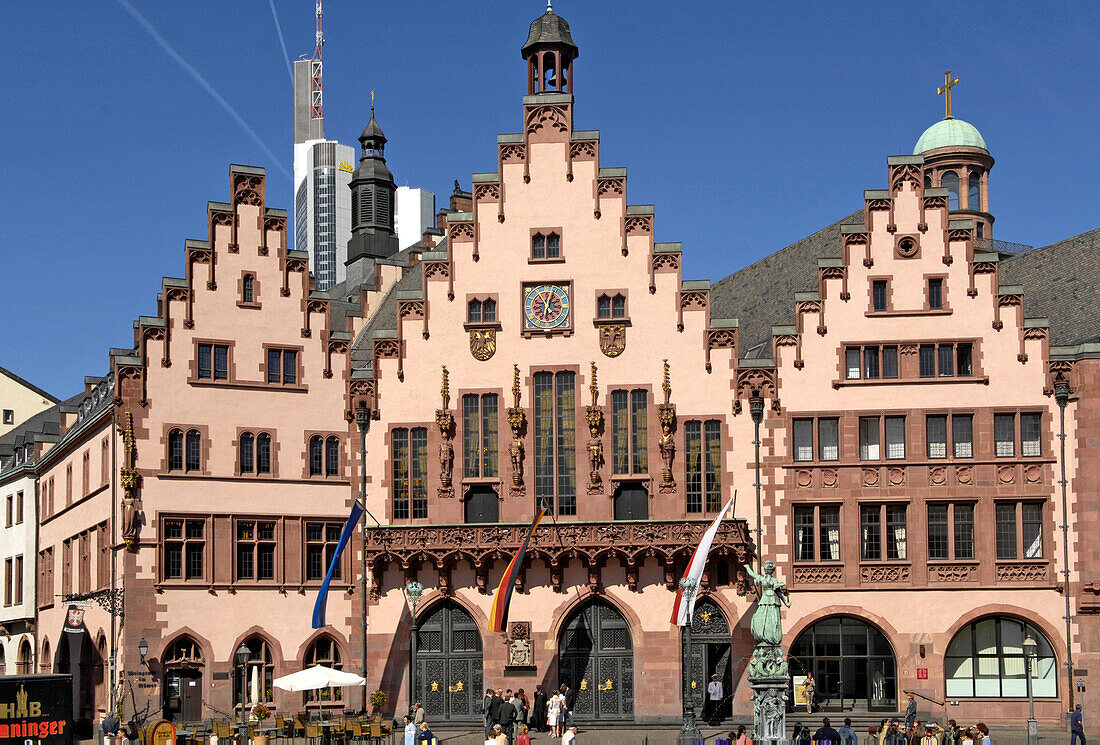 The Town Hall, Roemer, Frankfurt, Hesse, Germany