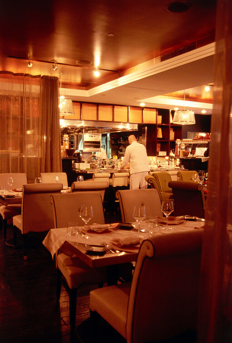 Restaurant Vix, Hotel Victor, Ocean Drive, South Beach, Miami, Florida, USA