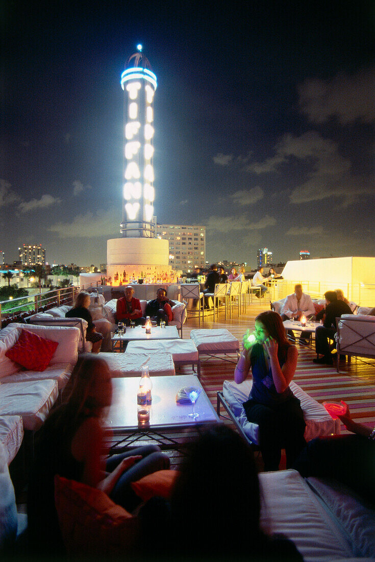 Spire Bar & Lounge at The Hotel, South Beach, Miami, Florida, USA