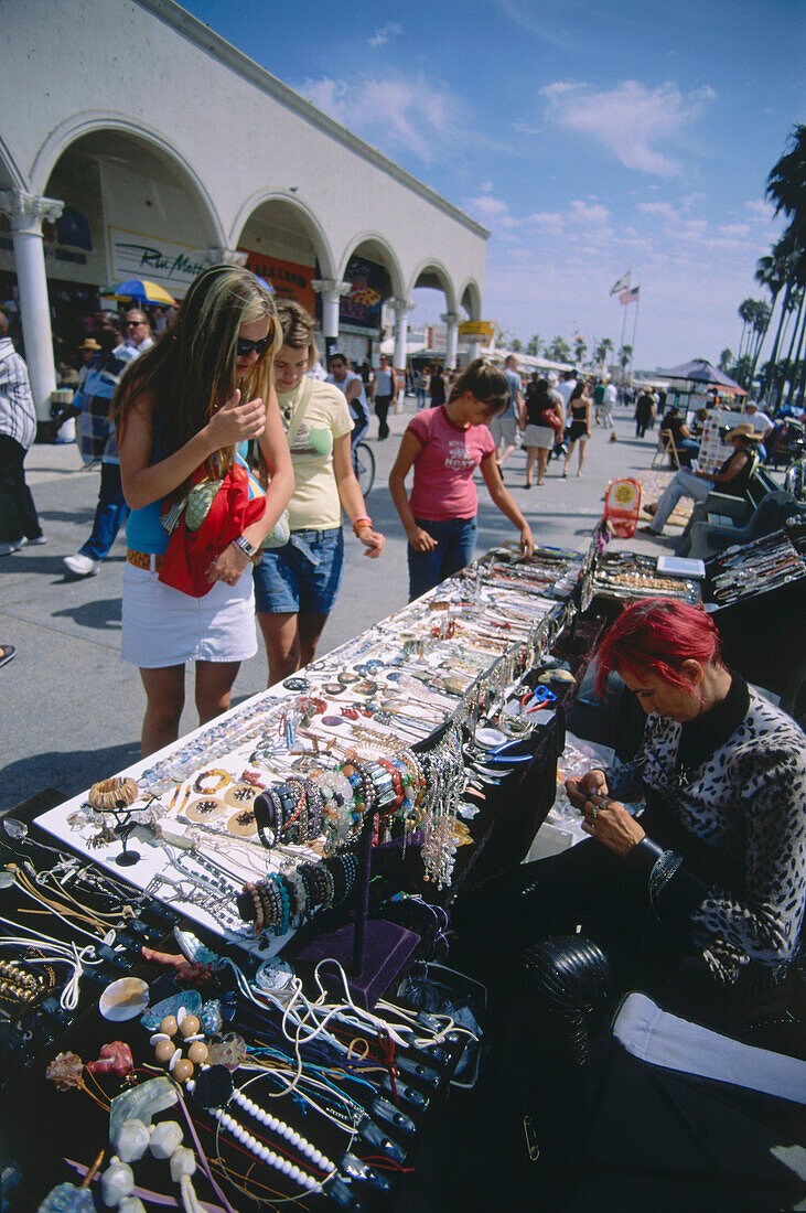 Venice Promenade, Ocean Front Walk, Venice Beach, L.A., Los Angeles, Kalifornien, USA