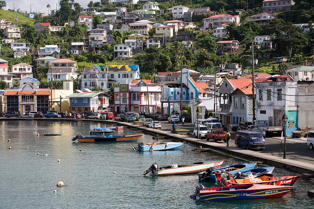 Fishing Boats in The Carenage, St. George's, Grenada
