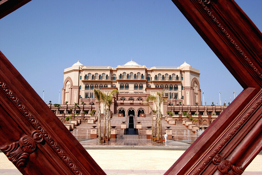 Das Emirates Palace Hotel in Abu Dhabi, Vereinigte Arabische Emirate, VAE