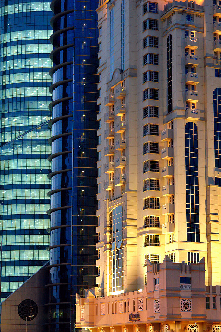 Modern Buildings in Doha, Qatar