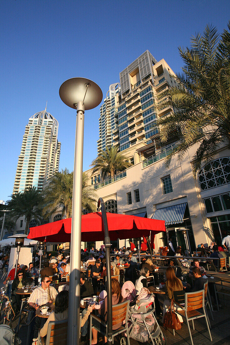 Bar at Dubai Marina, Dubai, United Arab Emirates, UAE