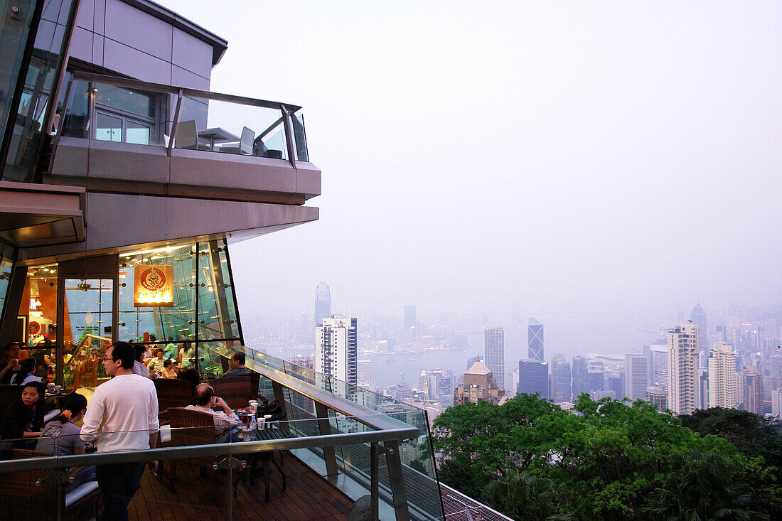 Restaurant auf dem Peak, Hong Kong, China