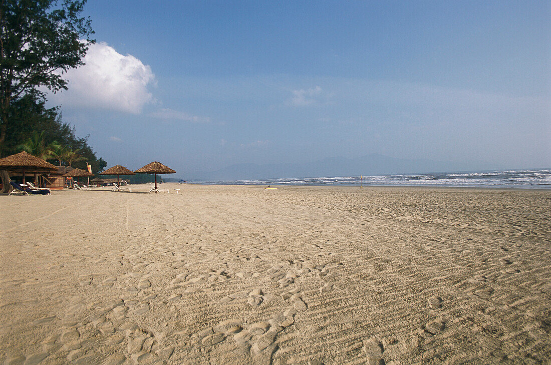 China Beach und Meer, Sandstrand, Furama Resort, Urlaub, Danang, Vietnam