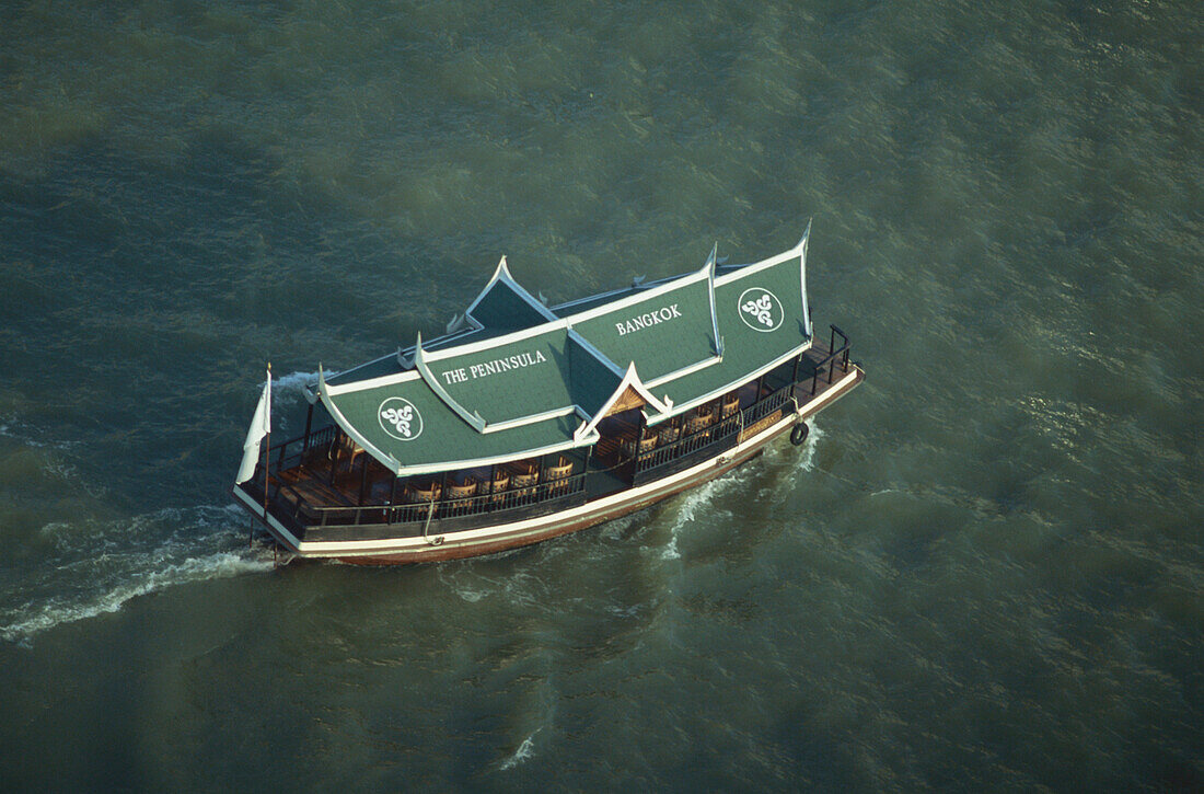 Boat, Dschunke of the Peninsula Hotel, Sea, Transport, Bangkok, Thailand