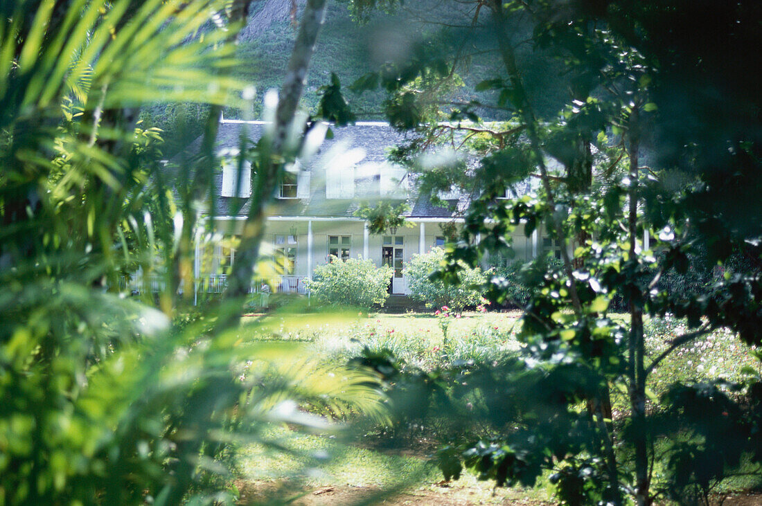 Ein historisches Kolonialhaus, Eureka, Mauritius, Afrika