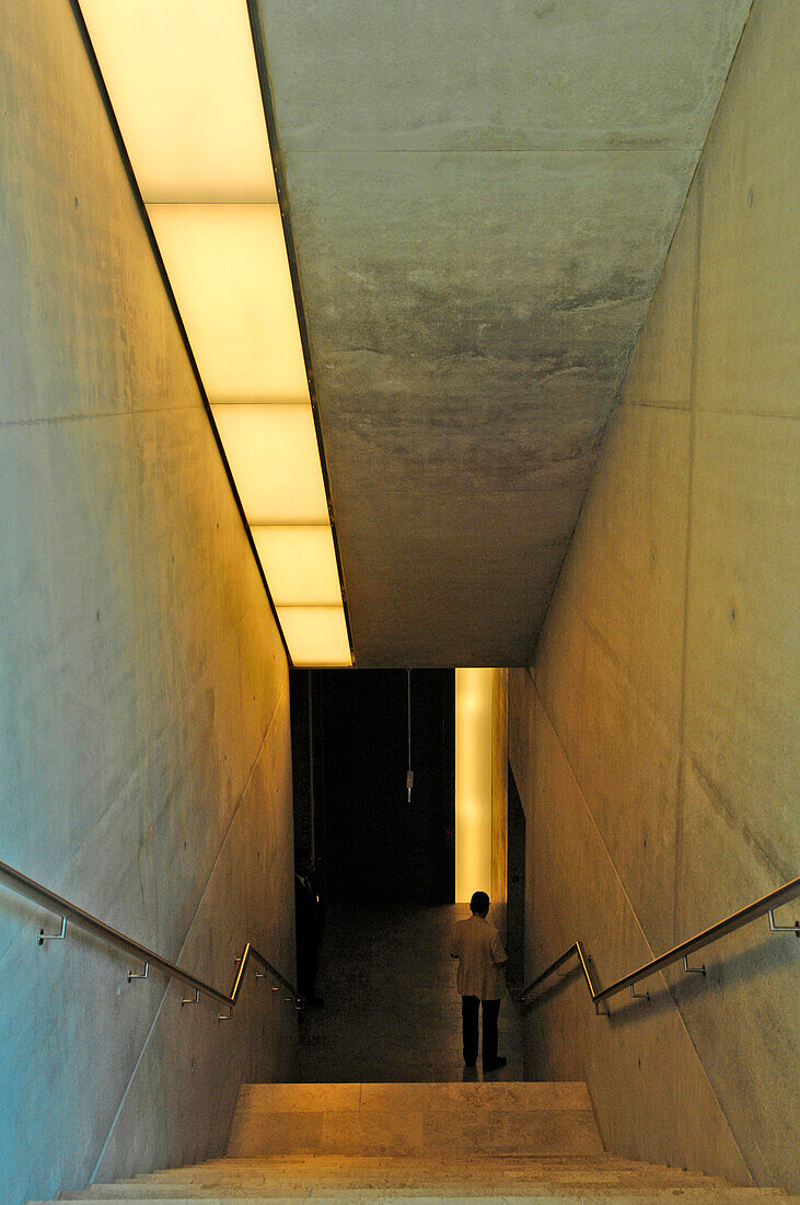 Treppen in das Jüdische Zentrum, Synagoge, München, Bayern, Deutschland