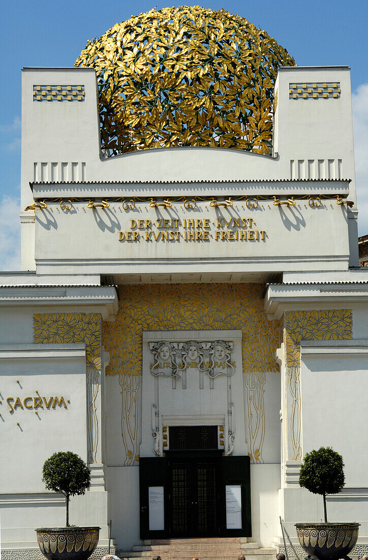 Secession building in Art Nouveau style, Vienna, Austria