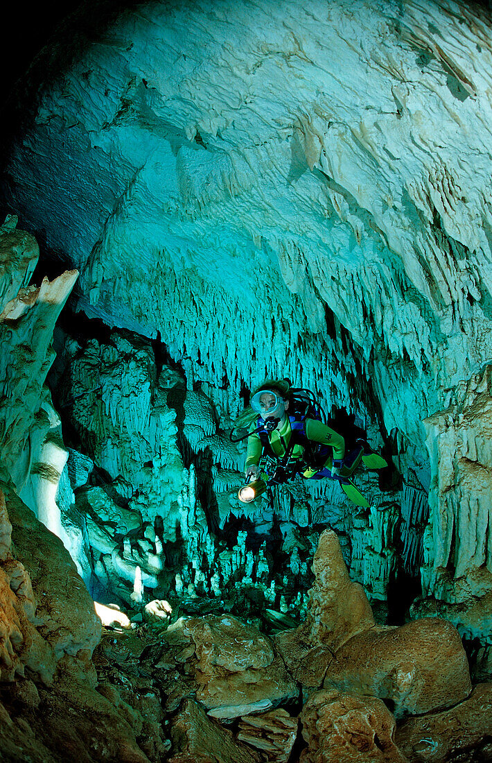 Cueva Taina Unterwasserhoehle, Punta Cana, Suesswasser, Dominikanische Republik