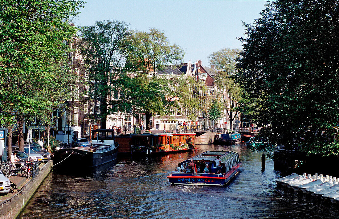 Canal Boat Ride , The Netherlands, Holland, Amsterdam