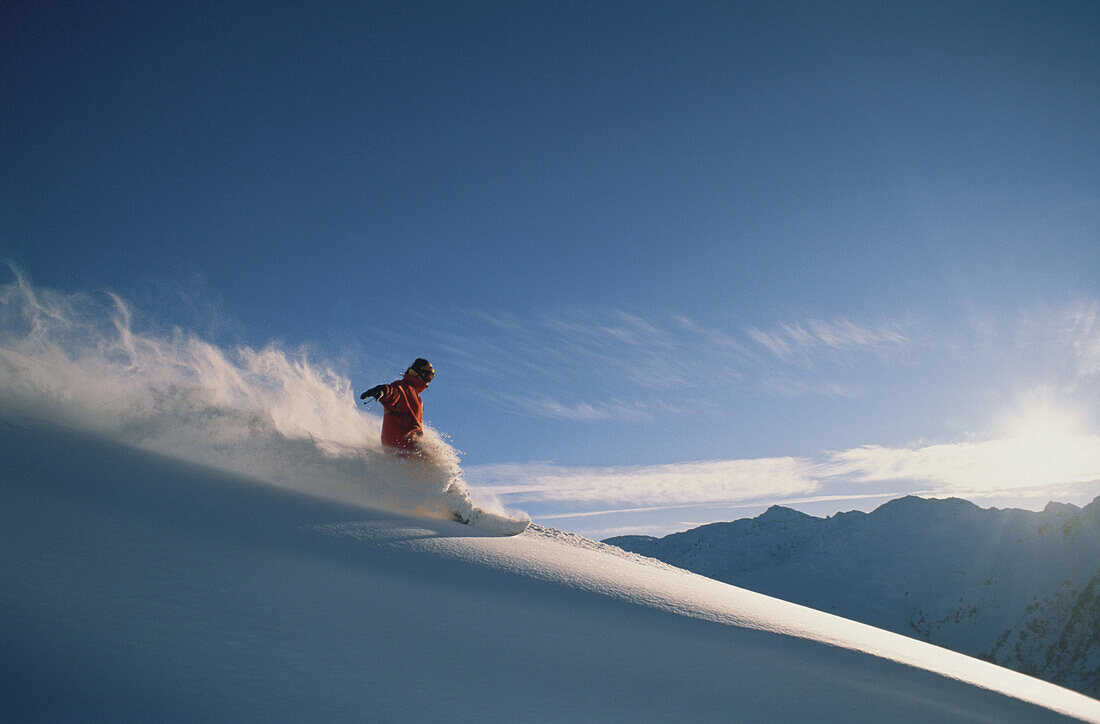 Skier, Hochfuegen, Austria