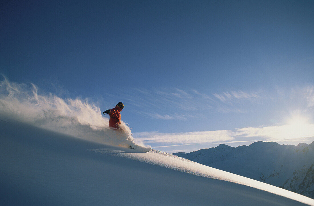 Skifahrer, Hochfügen, Österreich