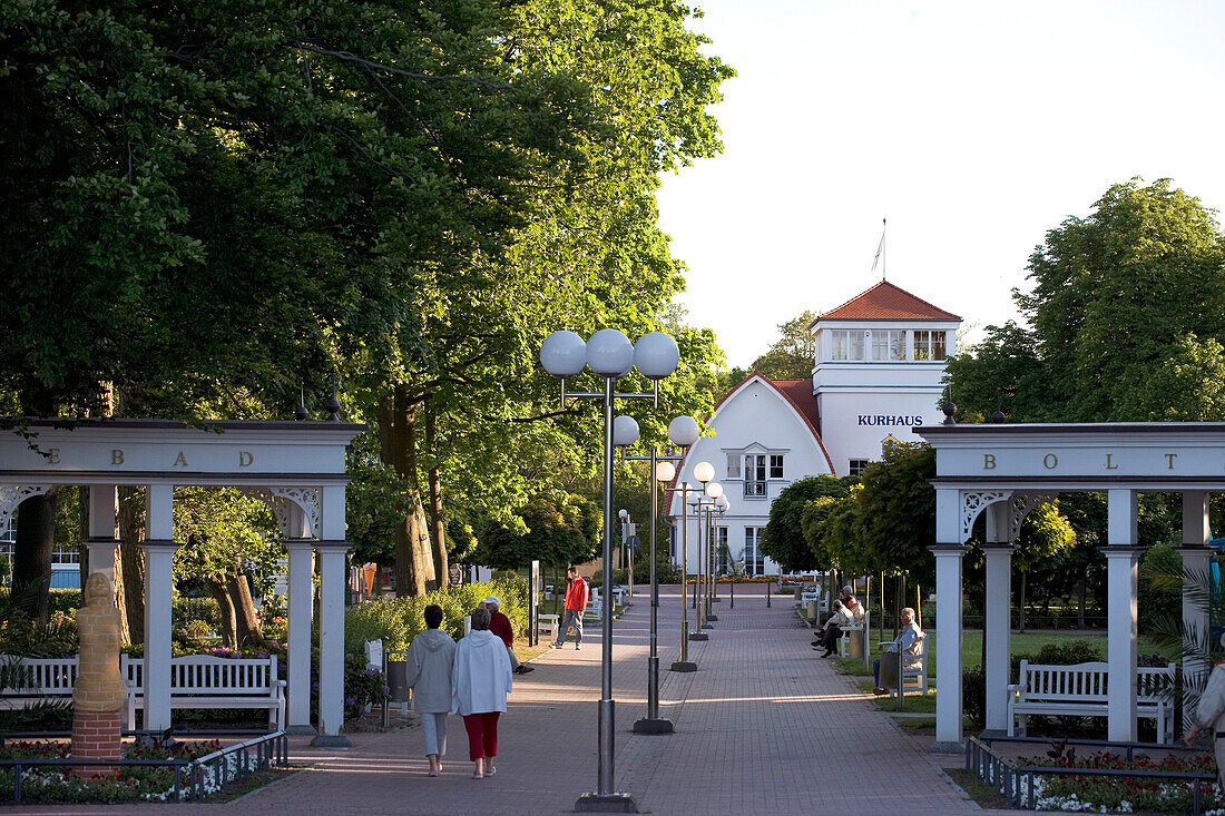 Promenade, Spa, Boltenhagen, Baltic Sea, Mecklenburg-Western Pomerania, Germany
