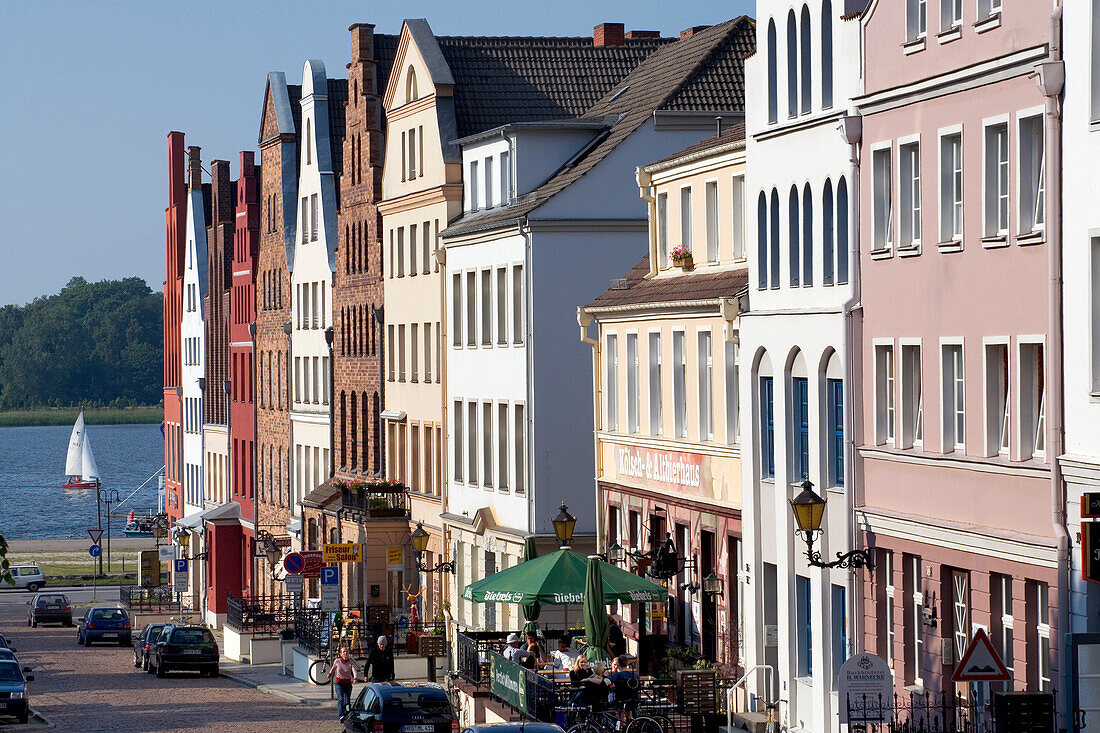 Wokrenten Street, Old Town, Rostock, Baltic Sea, Mecklenburg-Western Pomerania, Germany