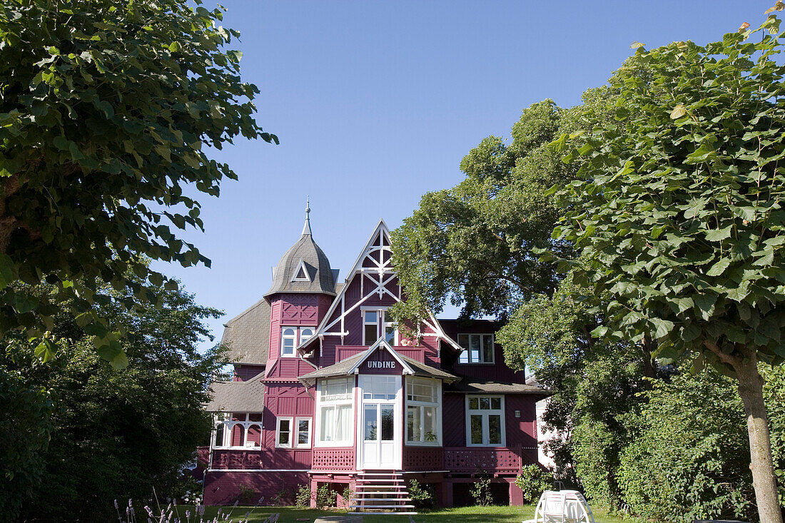 Villa, Binz, Rügen, Baltic Sea, Mecklenburg-Western Pomerania, Germany