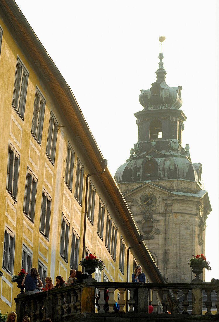 Tower of Heidecksburg castle, Rudolstadt, Thuringia, Germany