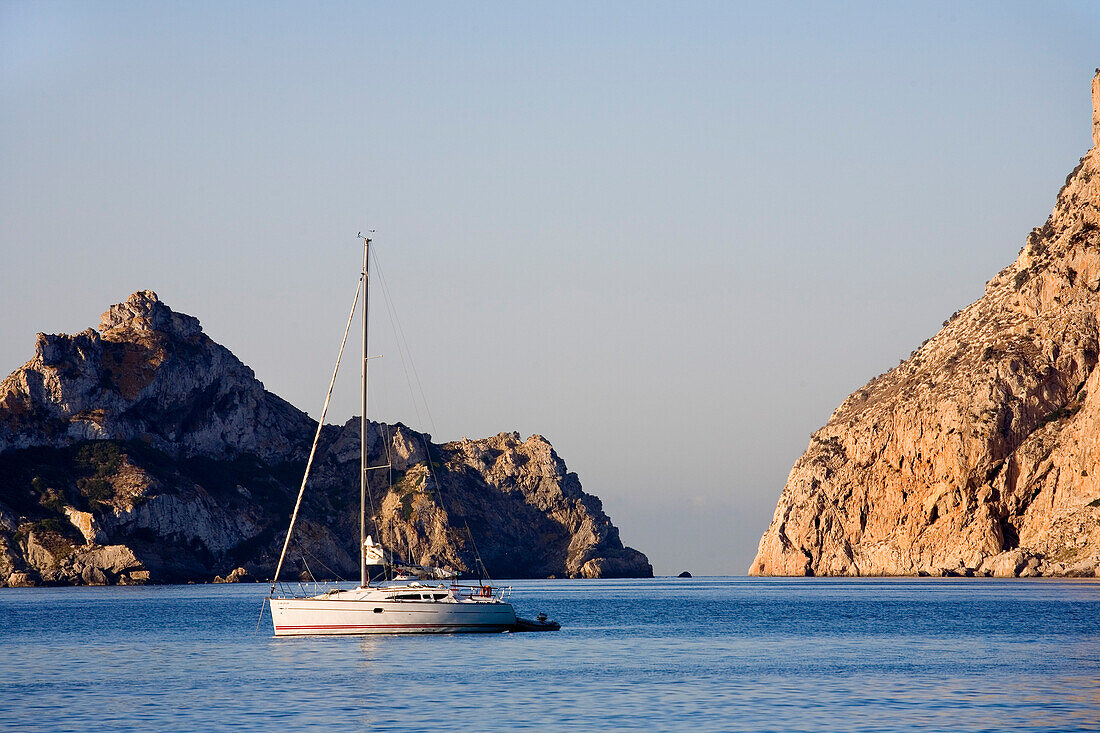 Cala d Hort, Island Es Vedra, Balearic Islands, Ibiza, Spain