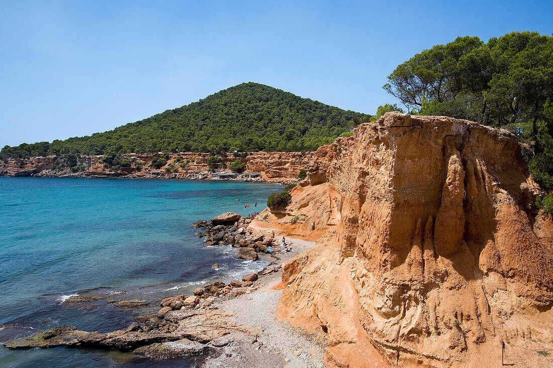 Bucht von Sa Caleta, Ibiza, Balearen, Spanien