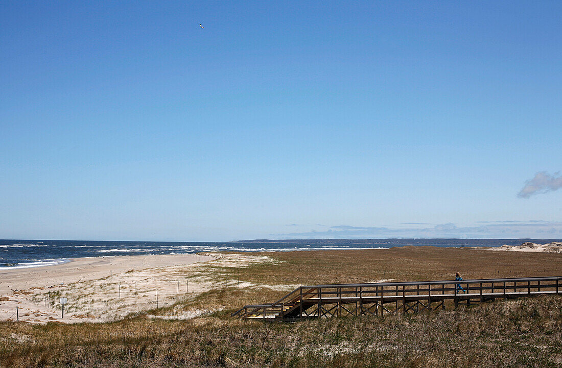View of Crane Beach, Essex, Massachusetts, USA