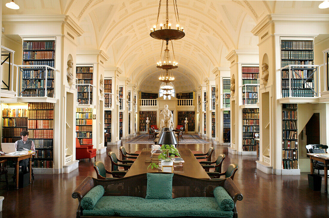 Reading Library, Athenaeum, Boston, Massachusetts, USA