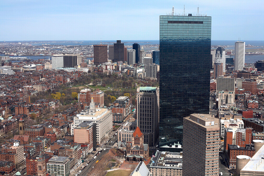 Stadtansicht mit John Hancock Tower, Boston, Massachusetts, USA