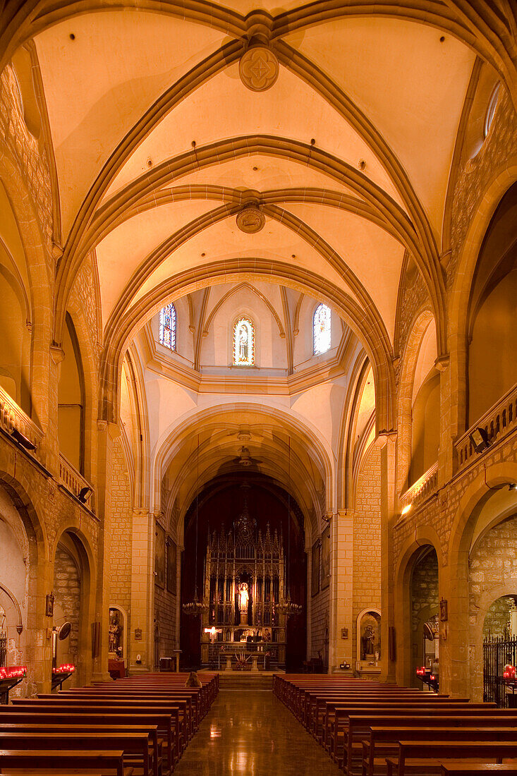 Santa Maria del Pi, gotic church, Barri Gotic, gothic quarter, Ciutat Vella, Barcelona, Catalonia, Spain