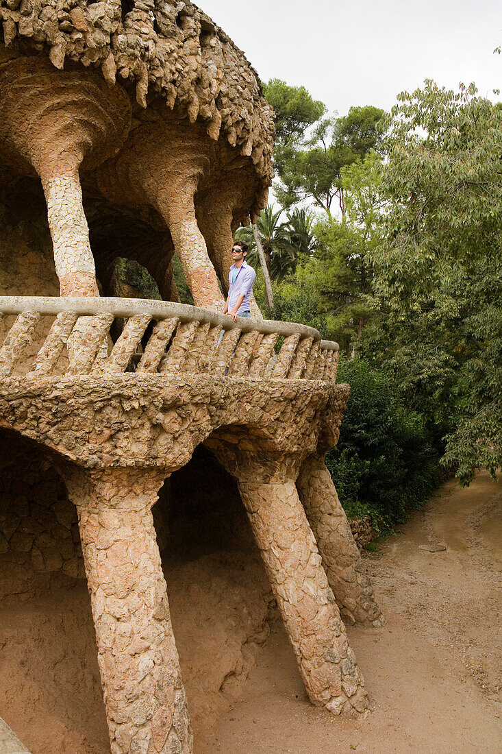 Parc Gueell, Antonoio Gaudi, Gracia, Barcelona, Spanien