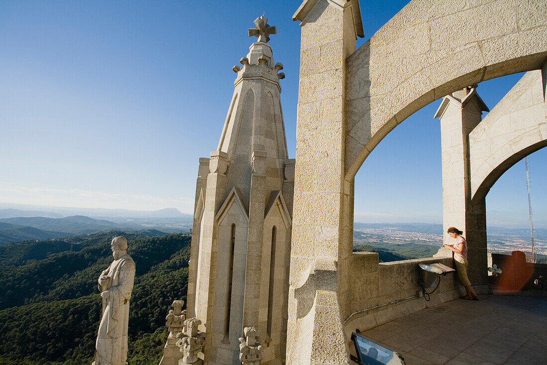 El Sagrat Cor, church, Tibidabo, Barcelona, Spanien